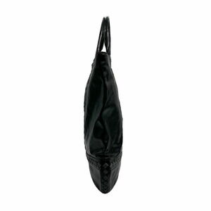 Bottega Veneta leather metal black handbag